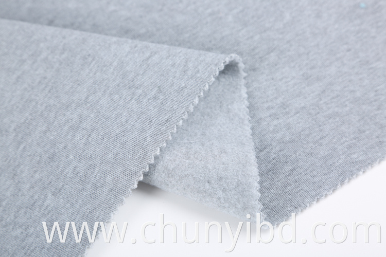 60/40 CVC French Terry Fleece fabric